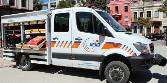 Çanakkale Afad’a Yeni Kurtarma Aracı