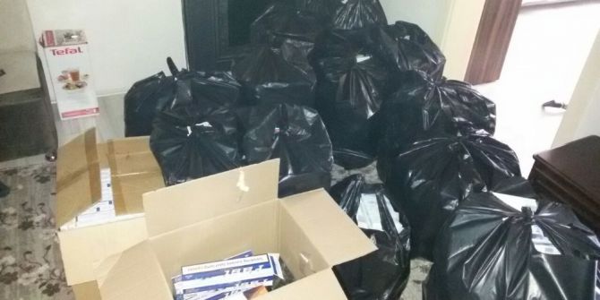Kaçak Sigara Operasyonunda 6 Bin 550 Paket Sigara Ele Geçirildi