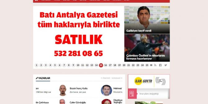 Kumluca’nın Tek Günlük Gazetesi Satılığa Çıkarıldı