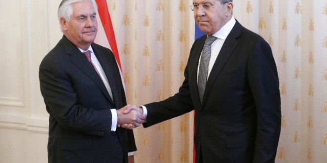 Tillerson, Lavrov İle İlk Kez Görüştü
