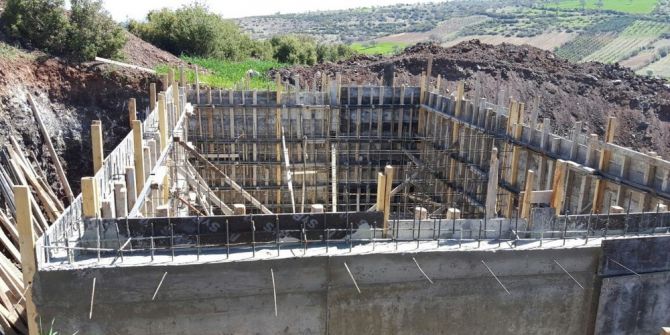 Ayazören’de 200 Tonluk Su Deposu İnşaatı Başladı