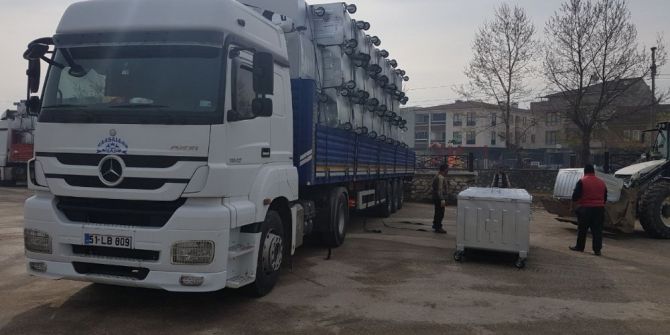 Yeni Çöp Konteynerleri Dağıtılacak