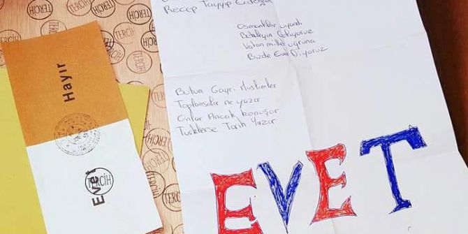 Rizeli Gurbetçi Kullandığı Referandum Oyunu Sosyal Medyadan Paylaştı