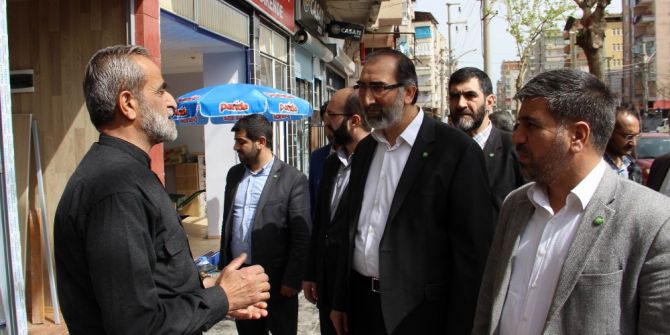 Hüda-par Heyeti Patlama Alanında İncelemelerde Bulundu