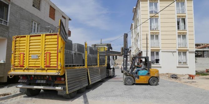 Kırklareli’nde Yol Yapım Çalışmaları