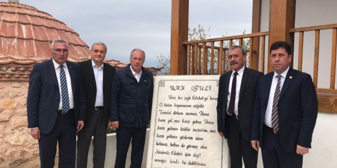 Chp Yalova Milletvekili Muharrem İnce, Şeyh Edebali Türbesi’ni Ziyaret Etti