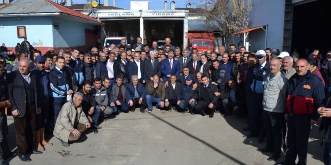 Asya Ve Dede, Belediye Personeliyle Bir Araya Geldi