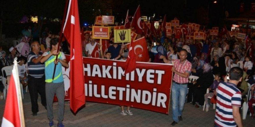 Gediz’de Demokrasi Nöbeti 15. Gününde De Devam Etti