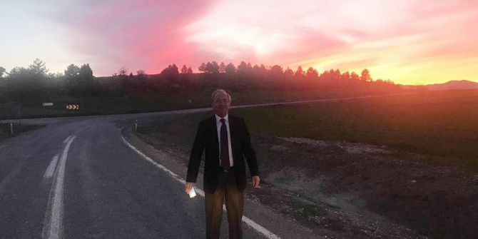 Hisarcık’ta Gün Batımı Büyüledi