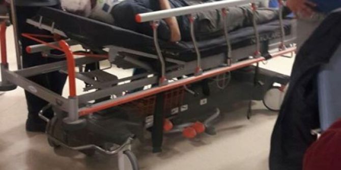 Otomobil Şarampole Yuvarlandı: 2 Yaralı