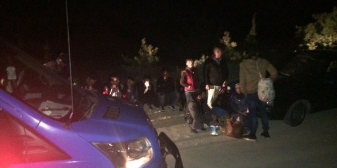 Yurt Dışına Kaçmaya Çalışan 38 Göçmen Yakalandı