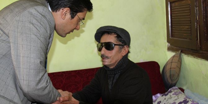 Kaymakam Öztürk’ten Yoksul Ve Engelli Aileye Yardım