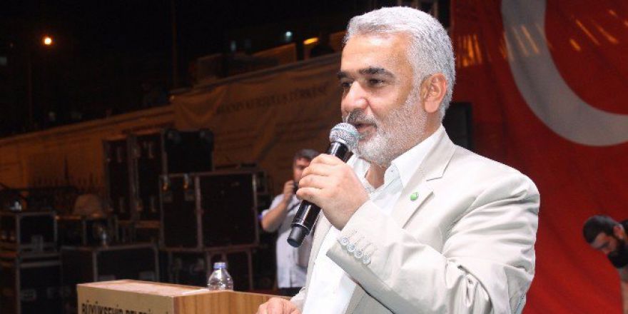 Hüda-par Genel Başkanı Yapıcıoğlu Demokrasi Nöbetine Katıldı