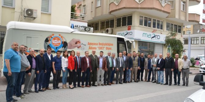 Adana’da Stk’lar “Evet” Diyor