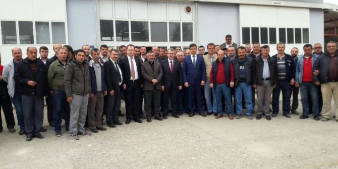 Milletvekili Eldemir Ve Başkan Yıldırım İşçilerle Bir Araya Geldi