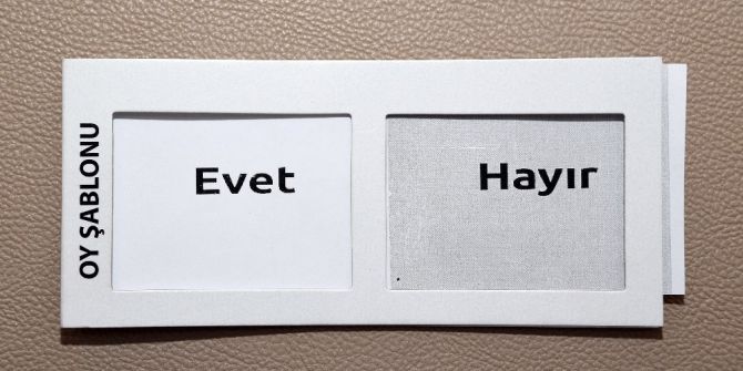 Görme Engelliler İçin İlk Kez ‘Erişilebilir Oy Pusulası’ Hazırlandı