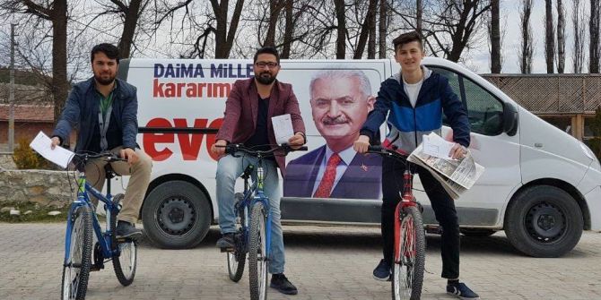 Ak Gençlerin Seyitgazi’de Referandum Çalışmaları