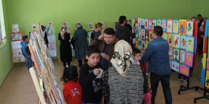 Zübeyde Hanım Anaokulunda Resim Ve Sanat Sergisi