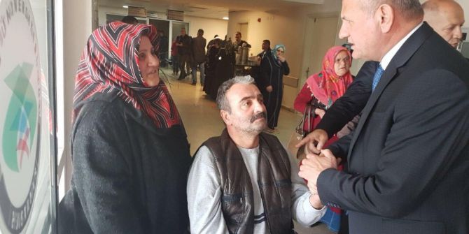 Başkan Keleş’ten Hastalara Geçmiş Olsun Ziyareti