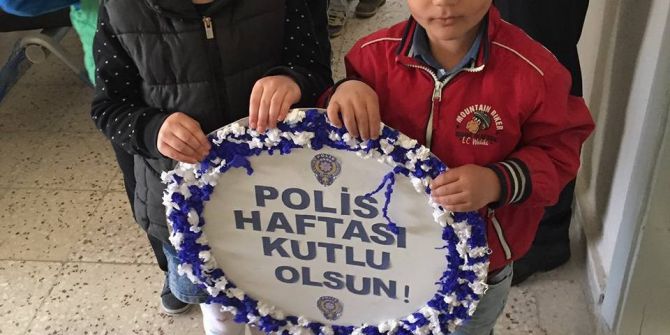 Kırkalı Miniklerden Polislere Ziyaret