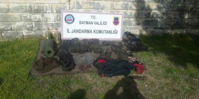 Batman’da Pkk’ya Ait Mühimmat Ele Geçirildi