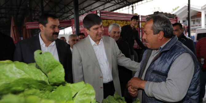 Türel, Hal Ve Akdeniz Sanayi Esnafının Konuğu Oldu