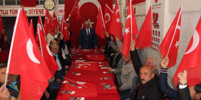 Akhisarlı Mhp’liler ’Evet’ İçin Toplandı