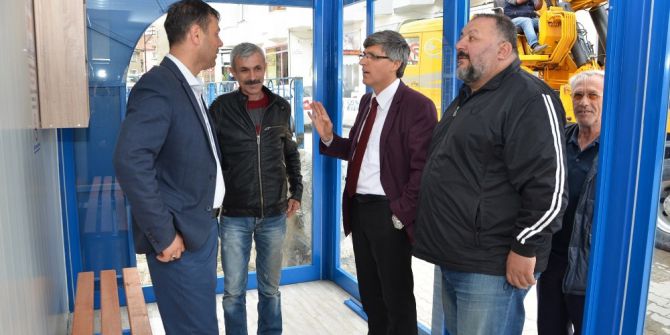 Bozüyük’te Klimalı Duraklara Bir Yenisi Daha Eklendi