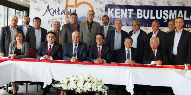 Mhp’li Günal, Atb Kent Buluşmalarının Konuğu Oldu