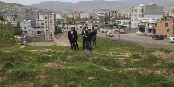 Başkan Adanur, Şahin Tepesindeki Yeni İmar Yollarını İnceledi