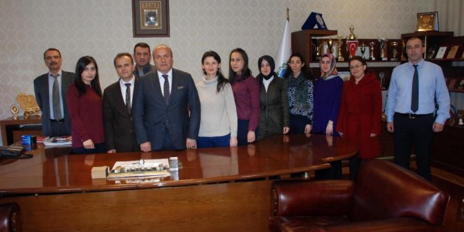 Aday Öğretmenlerden Başkan Arslan’a Ziyaret