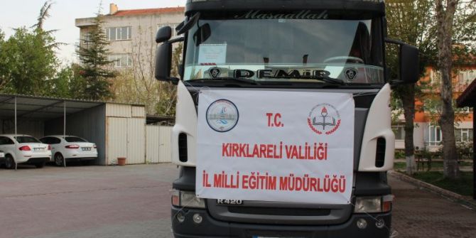 Kırklareli’nden El-bab Bölgesine Yardım