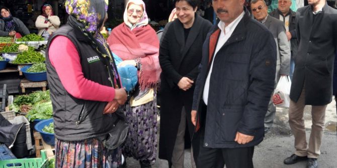 Başkan Uysal, Pazaryerinde ‘Evet’ Turuna Çıktı