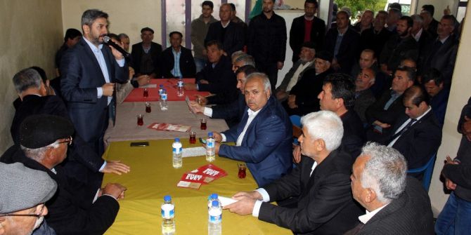 Tbmm Başkanvekili Aydın Besni İlçesinde Belde Belde Dolaştı