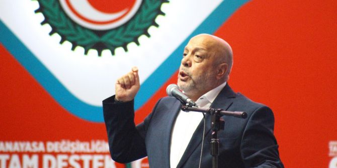 Hak-iş Genel Başkanı Arslan: "Ülkemizin Geleceği İçin Ve Millet İradesinin Gereğinin Yapılması İçin ’Evet’ Diyoruz"
