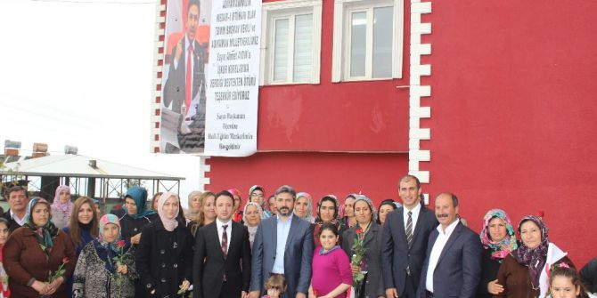 Tut İlçesinde Tbmm Başkanvekili Aydın’a Sevgi Seli