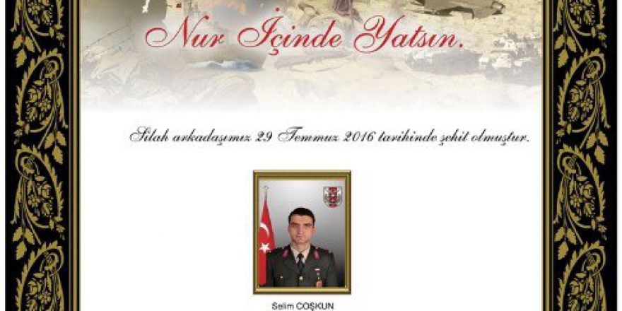 Genelkurmay Başkanı Orgeneral Akar, 8 Şehit Asker İçin Taziye Mesajı Yayımladı