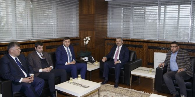 Mhp İl Başkanı Ersoy Ve Yönetimi Başkan Çelik’i Ziyaret Etti