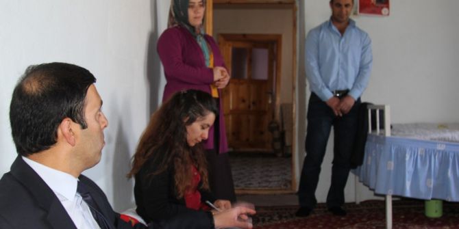 Kaymakam Öztürk’ten Hasta Gaziye Ziyaret