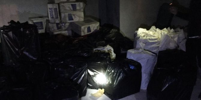 Van’da Kaçak Sigara Operasyonu