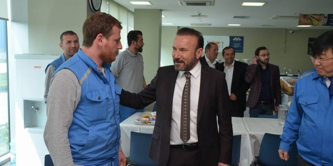 Başkan Doğan, Fabrika Çalışanları İle Buluştu