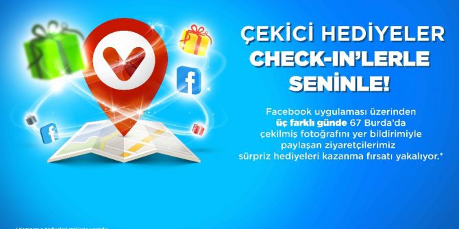 67 Burda Avm’den Check-in Sürprizi