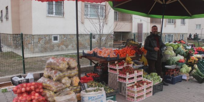 Ağrı’da Seyyar Manav