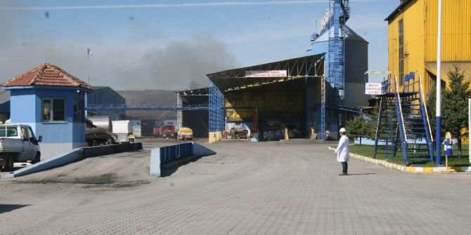 Bakan Eroğlu, Yangın Çıkan Yağ Fabrikasında İncelemelerde Bulundu