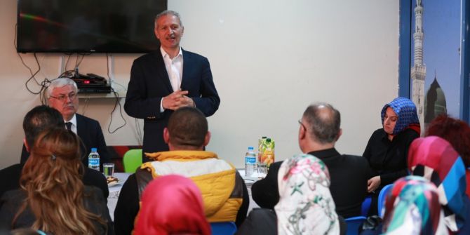 Karaman Mahalle Sakinleriyle Bir Araya Gelen Başkan Dişli, ’Evet’ Desteği İstedi