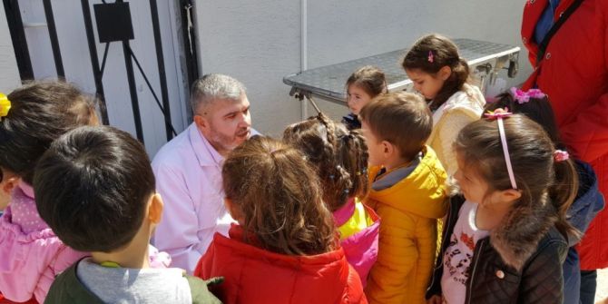 Minik Öğrencilerden Sokak Hayvanları Tedavi Ve Rehabilitasyon Merkezine Ziyaret