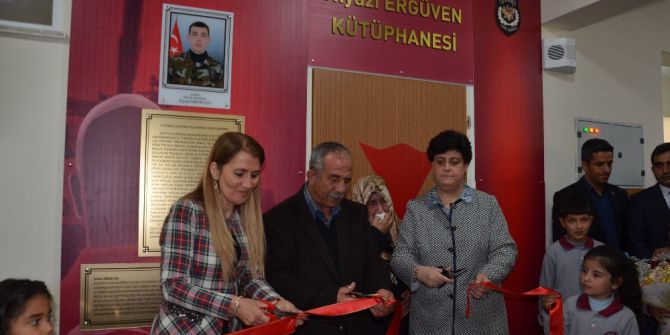 Şehit Niyazi Ergüven Kütüphanesi Açıldı