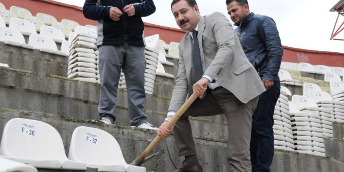 Elazığ’da, Yeni Stadyum İçin İlk Kazma Vuruldu