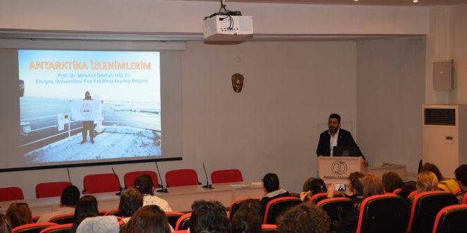 Fen Fakültesinden “Antarktika İzlenimleri” Başlıklı Konferans