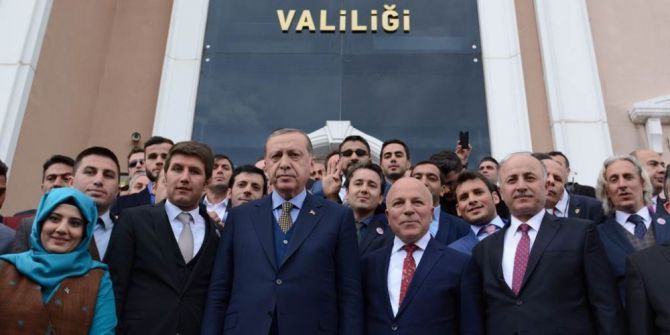 Tügva Erzurum’dan Cumhurbaşkanı Erdoğan’a Eğitim Brifingi